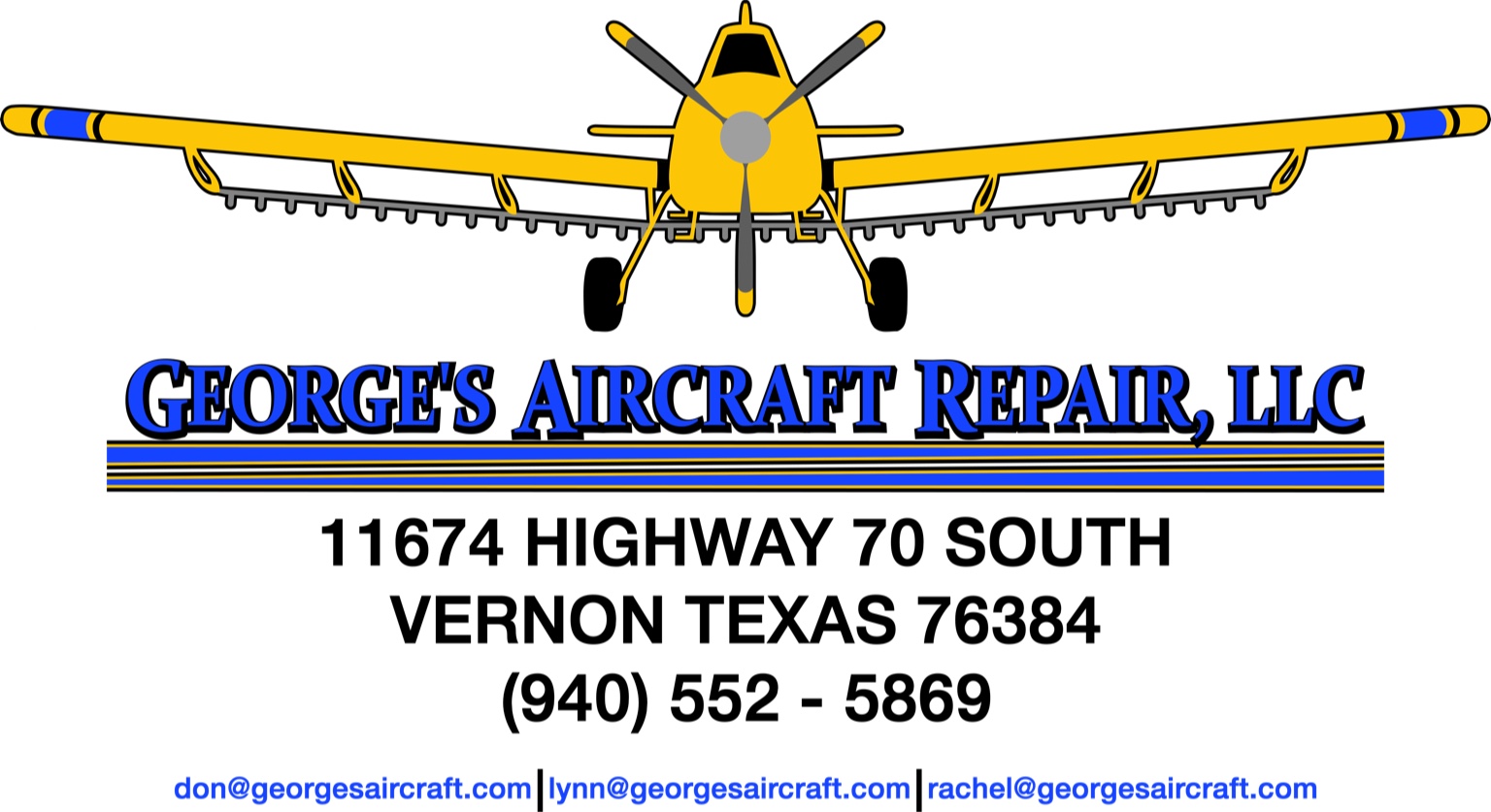 George's Aircraft Repair Logo